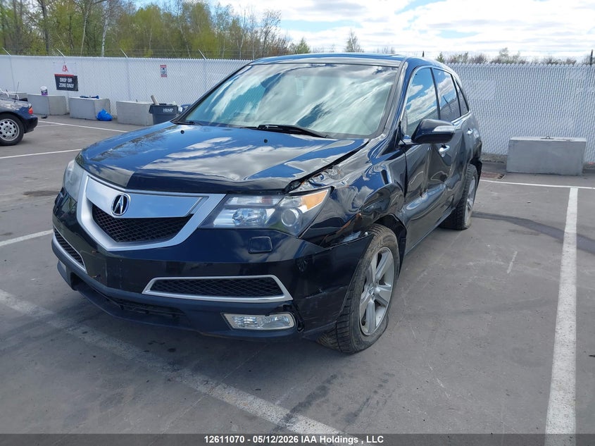 2010 Acura MDX, Левый бок, IAAI, VIN 2HNYD2H27AH000786 — фото 2