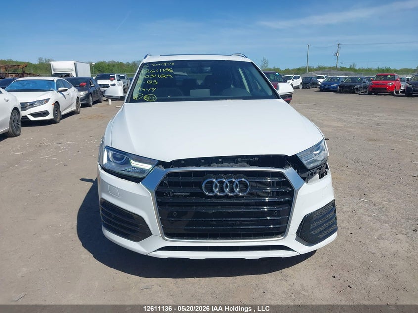 2018 Audi Q3 2.0T Progressiv VIN: WA1JCCFS9JR031129 Lot: 12611136