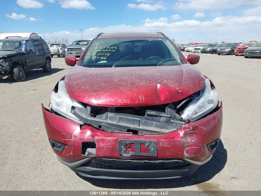 2017 Nissan Murano Platinum/Sl/Sv VIN: 5N1AZ2MH8HN167075 Lot: 12611269