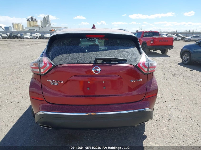 2017 Nissan Murano Platinum/Sl/Sv VIN: 5N1AZ2MH8HN167075 Lot: 12611269