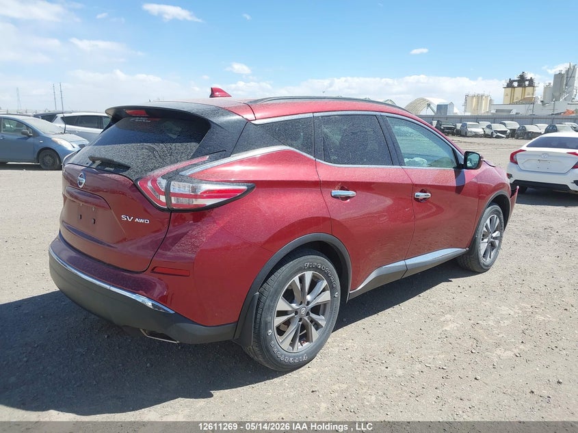 2017 Nissan Murano Platinum/Sl/Sv VIN: 5N1AZ2MH8HN167075 Lot: 12611269