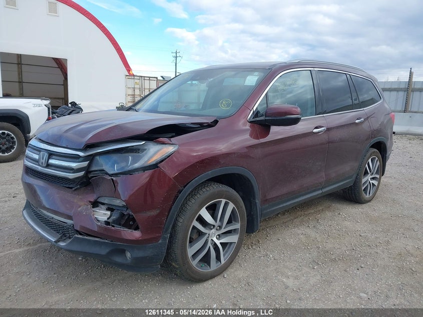 Vin: 5fnyf6h94jb504643, lot: 3009785, honda pilot touring 20182