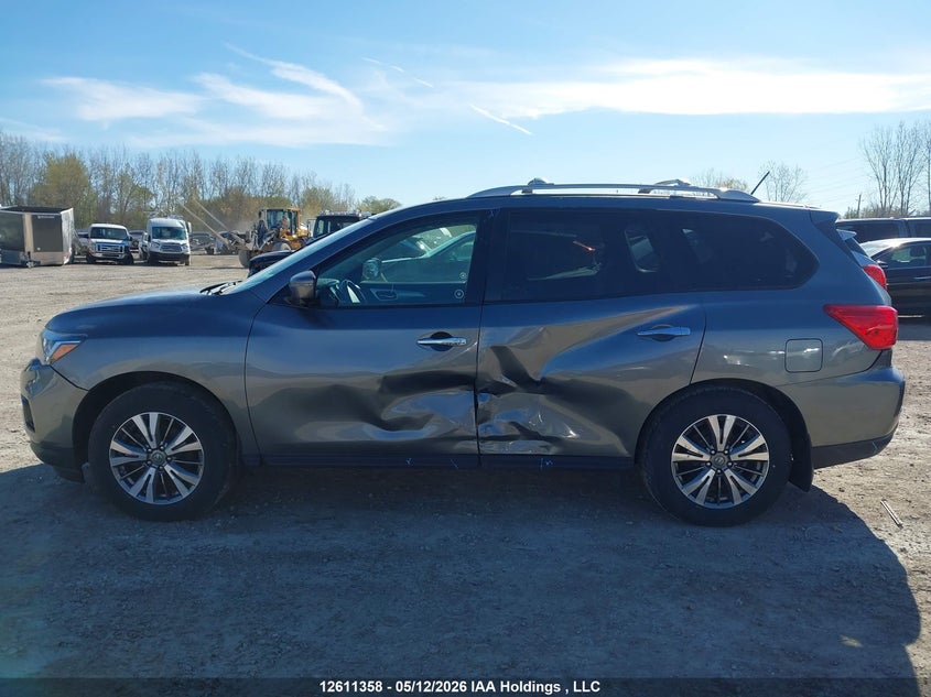 2018 Nissan Pathfinder Midnight Edition/Platinum/S/Sl Premium/Sv Tech VIN: 5N1DR2MM0JC617474 Lot: 12611358