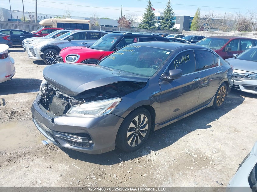 2017 Honda Accord, Удар спереду, IAAI, VIN JHMCR6F75HC800179 — фото 2