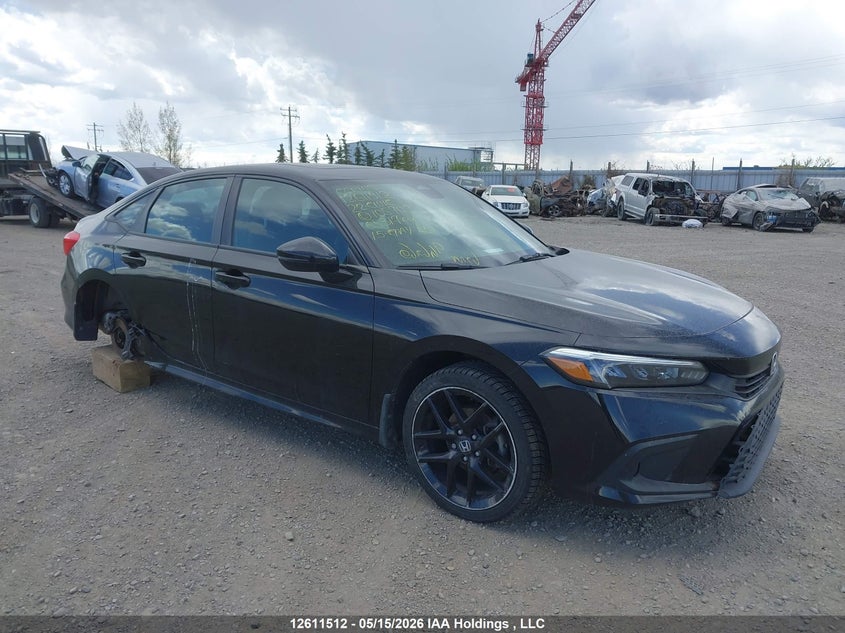 Vin: 2hgfe2f51nh105709, lot: 3010031, honda civic sport 2022 img_1