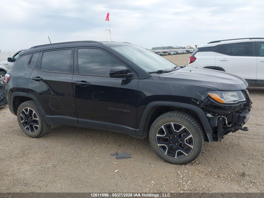 2020 Jeep Compass 2.4 Upland black Lot 111012611596 Vin 3C4NJDAB8LT106892