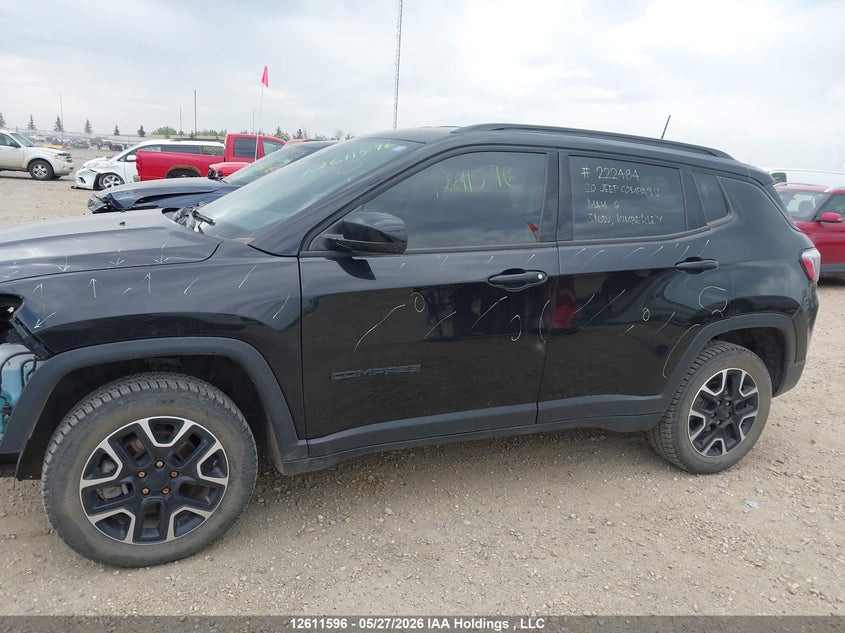 2020 Jeep Compass 2.4 Upland black Lot 111012611596 Vin 3C4NJDAB8LT106892