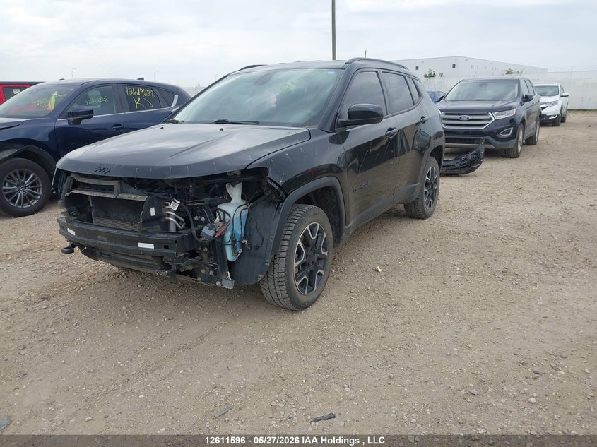 2020 Jeep Compass 2.4 Upland black Lot 111012611596 Vin 3C4NJDAB8LT106892