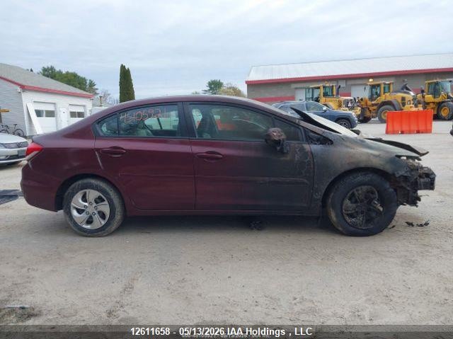 2015 HONDA CIVIC SEDAN 1.8L I-4 VVT, 143HP