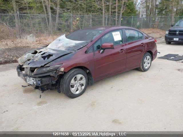 2015 HONDA CIVIC SEDAN 1.8L I-4 VVT, 143HP