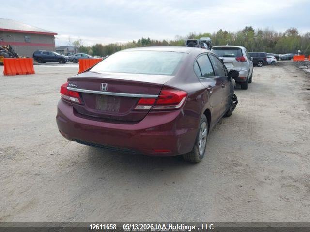 2015 HONDA CIVIC SEDAN 1.8L I-4 VVT, 143HP
