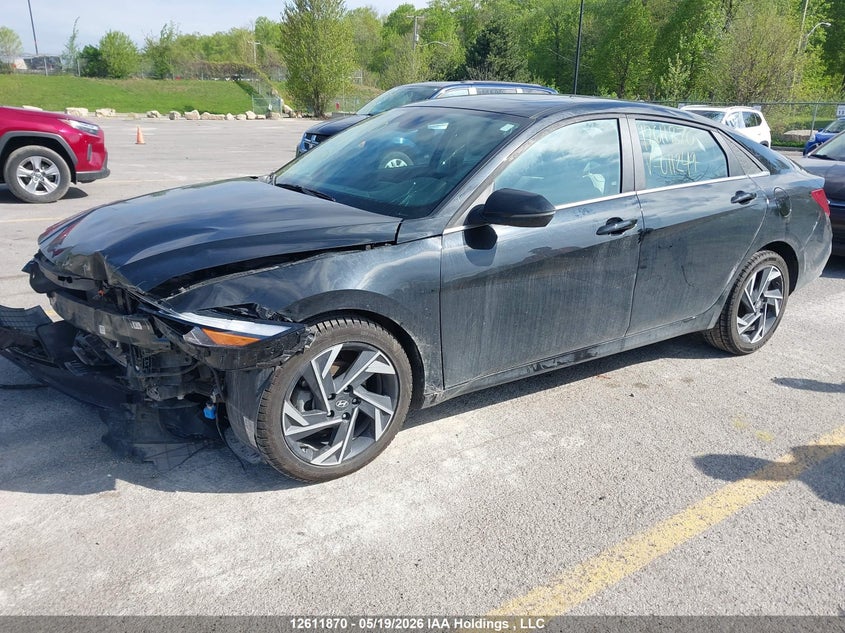 Vin: kmhln4dg8su011249, lot: 3010420, hyundai elantra 20252