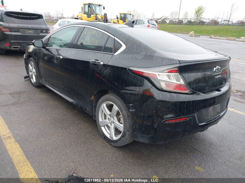 Vin: 1g1ra6s53ju120913, lot: 3010504, chevrolet volt lt 20183