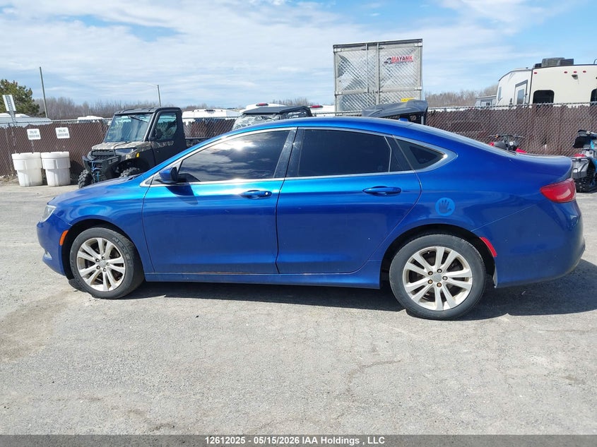 2015 Chrysler 200 Limited VIN: 1C3CCCAB8FN510912 Lot: 12612025