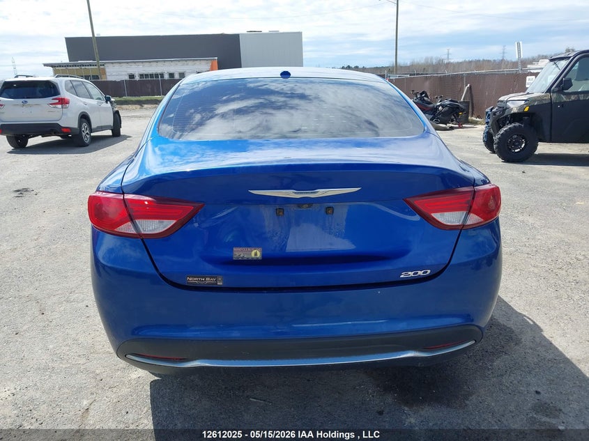 2015 Chrysler 200 Limited VIN: 1C3CCCAB8FN510912 Lot: 12612025
