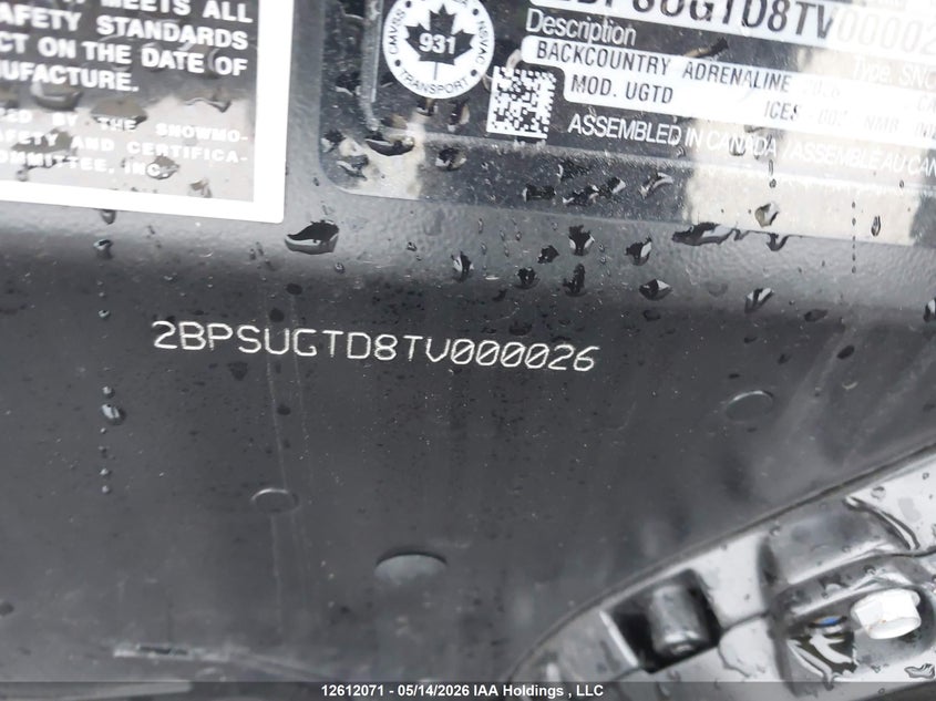 2026 OTHER SKIDOO SKIDOO. N/A N/A