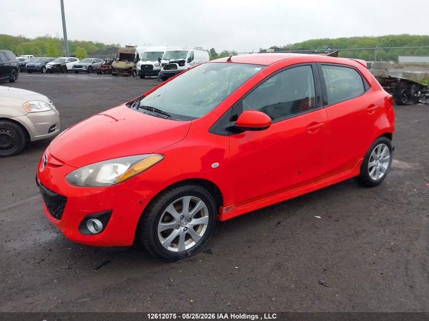 Vin: jm1de1hy0b0104011, lot: 3010639, mazda mazda2 20112