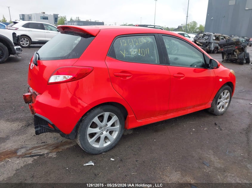 Vin: jm1de1hy0b0104011, lot: 3010639, mazda mazda2 20114