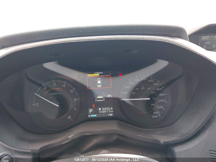 2019 SUBARU XV SPORT UTILITY VEHICLE 2.0L H4 FI DOHC 16V NF4