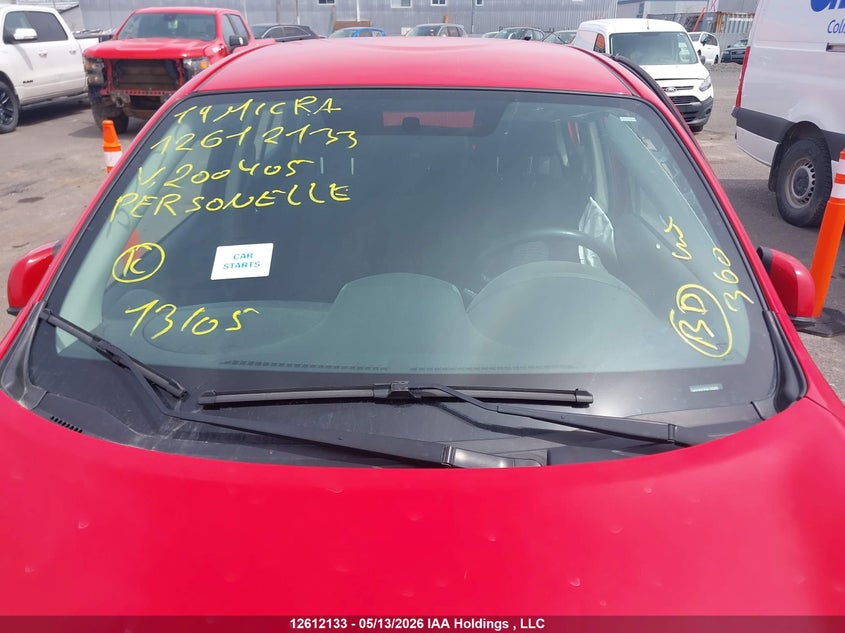 2019 Nissan Micra VIN: 3N1CK3CP2KL200405 Lot: 12612133