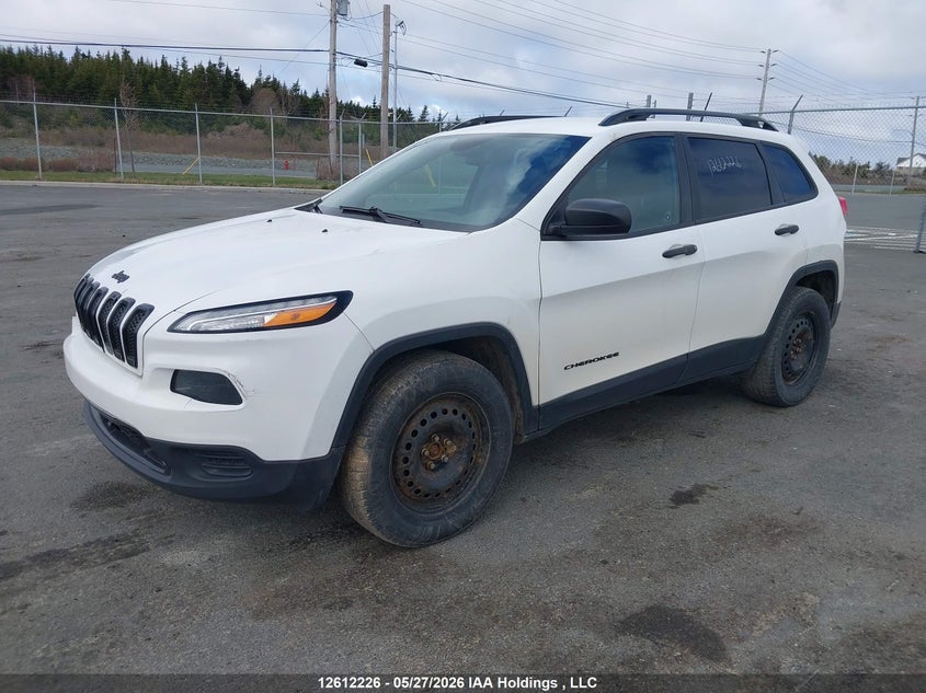 Vin: 1c4pjmab9hw542466, lot: 3010828, jeep cherokee sport 20172