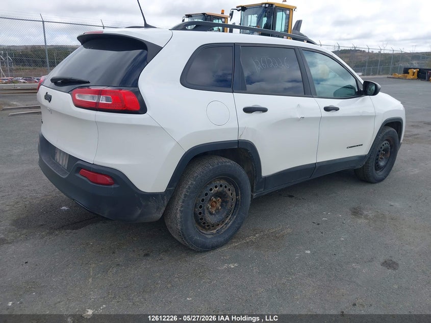 Vin: 1c4pjmab9hw542466, lot: 3010828, jeep cherokee sport 20174