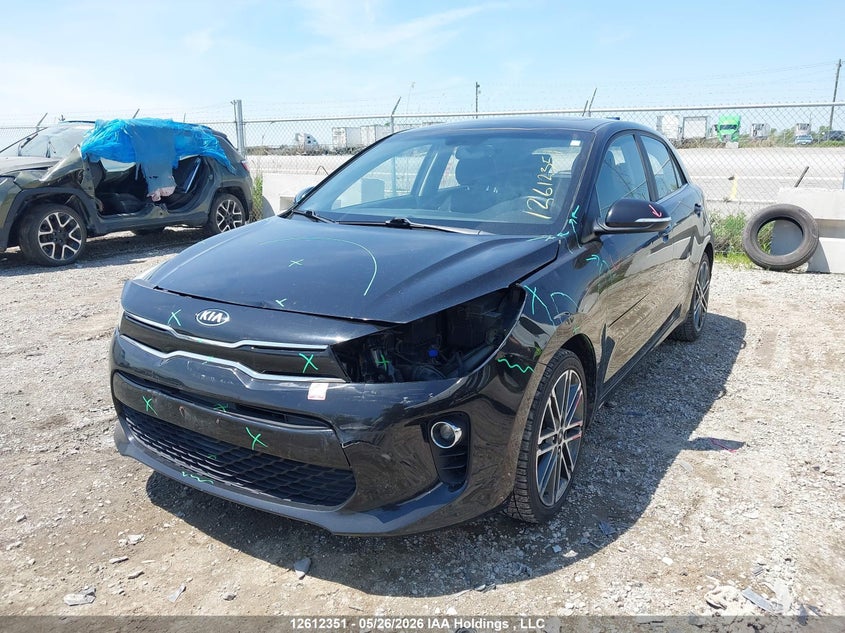 Vin: 3kpa35ab3je036735, lot: 3010953, kia rio 20182