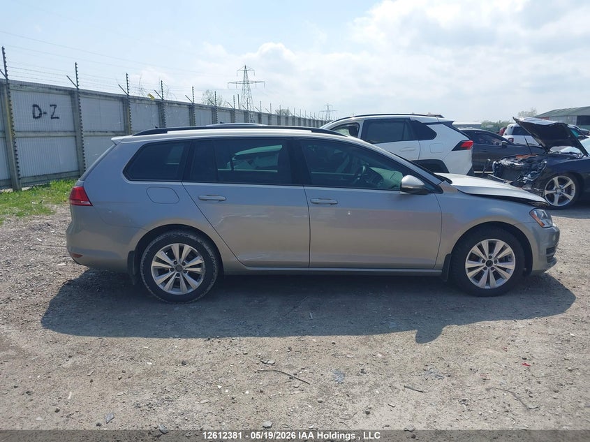 2017 Volkswagen Golf Sportwagen 1.8 Tsi Comfortline/1.8 Tsi Trendline VIN: 3VWC17AU0HM509211 Lot: 12612381