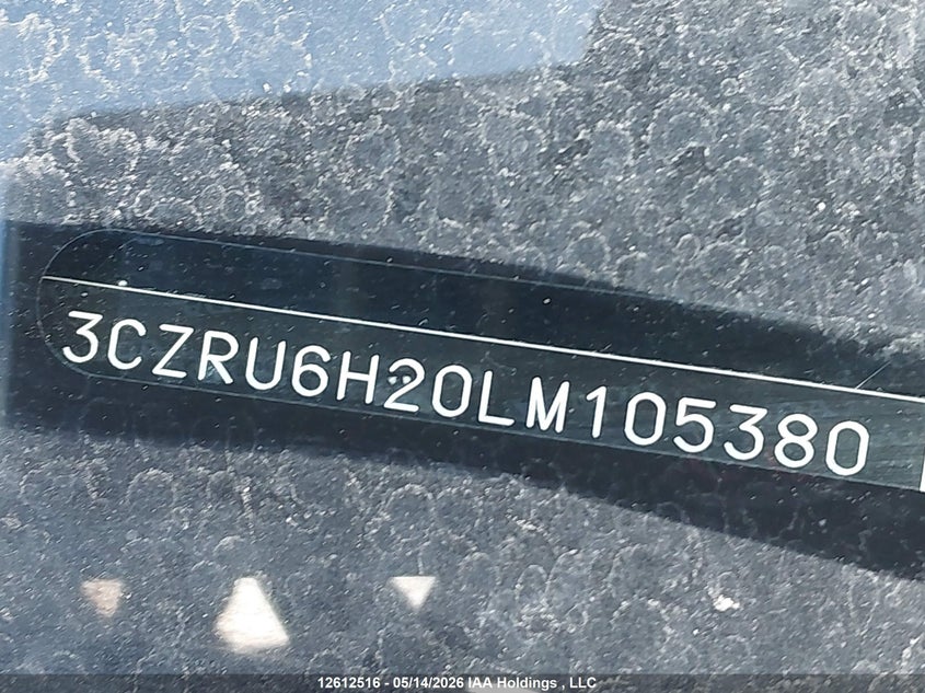 2020 Honda Hr-V Sport VIN: 3CZRU6H20LM105380 Lot: 12612516