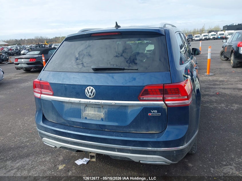 2018 Volkswagen Atlas Sel Premium VIN: 1V2NR2CA3JC593086 Lot: 12612677