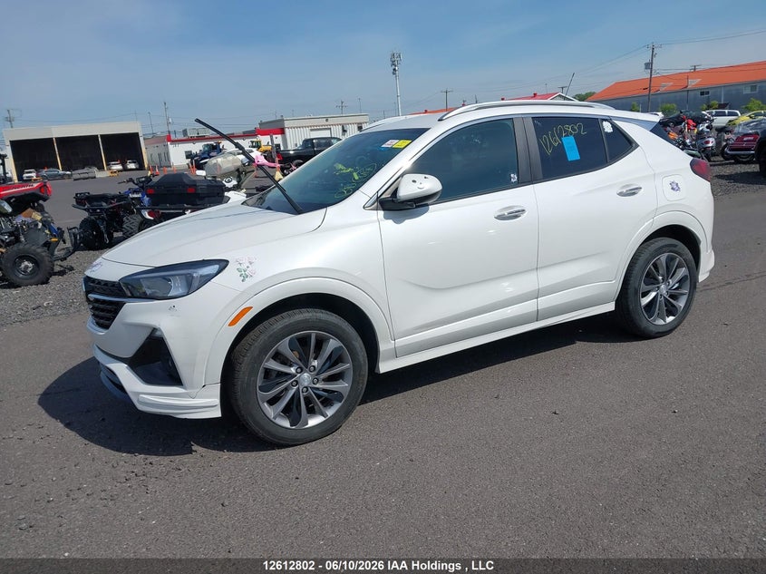 2023 Buick Encore gx 1.3 Preferred White Lot 111012612802 Vin KL4MMCSL0PB147376