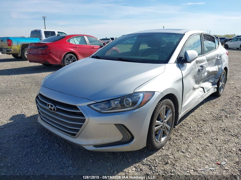 2018 Hyundai Elantra Sel/Value/Limited, Левый бок, IAAI, VIN KMHD84LF6JU676086 — фото 2