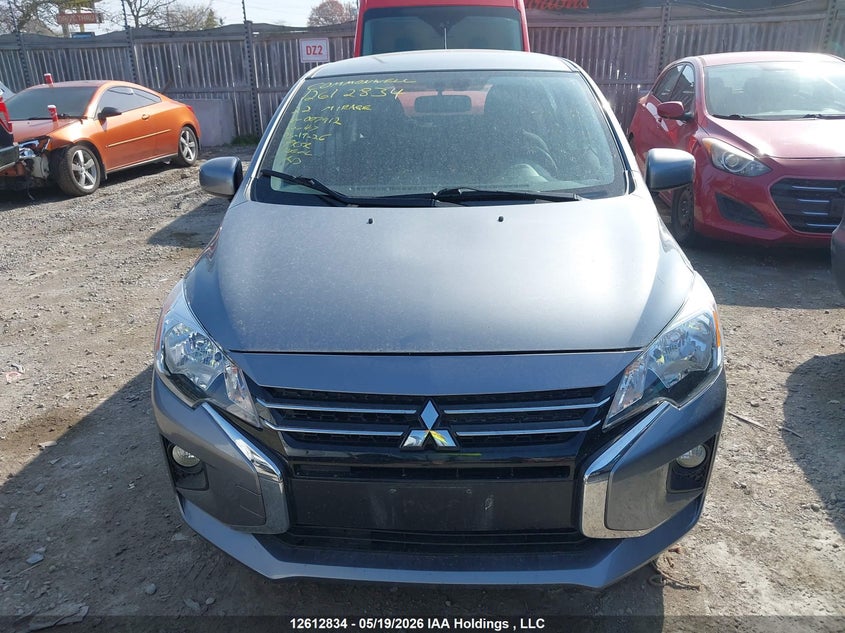 2022 Mitsubishi Mirage Es/Le VIN: ML32AUHJ2NH007912 Lot: 12612834