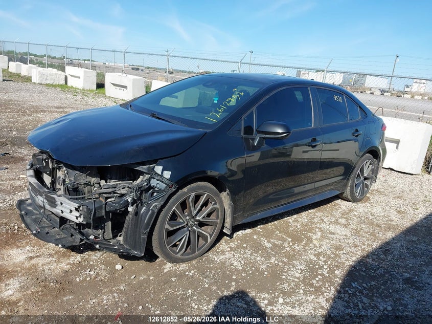 2022 Toyota Corolla, Front, IAAI, VIN 5YFB4MBE3NP123835 — photo 2