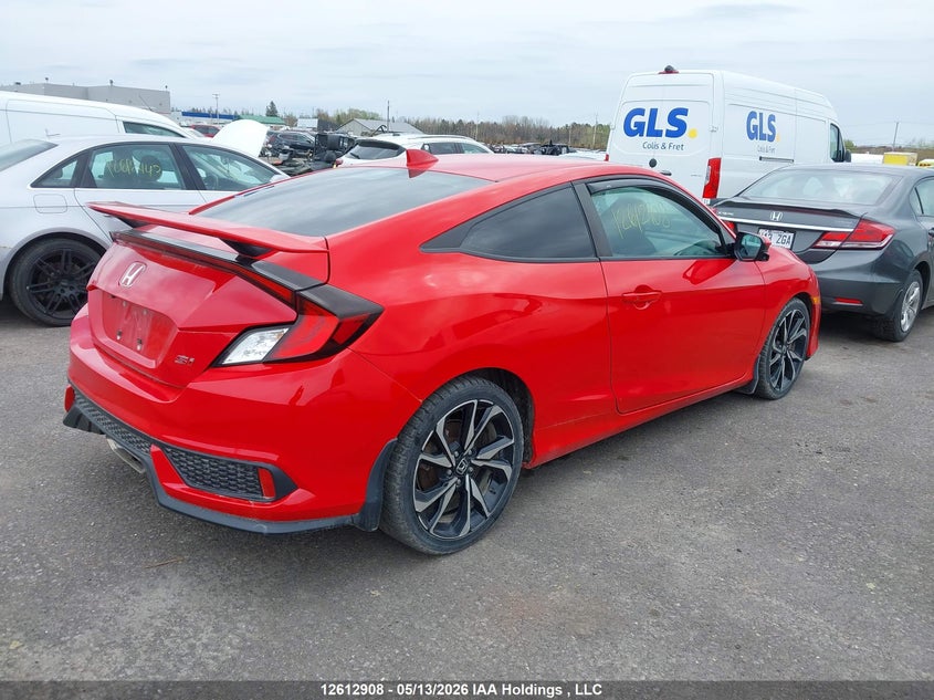 Vin: 2hgfc3a50kh220252, lot: 3011558, honda civic si si 20194