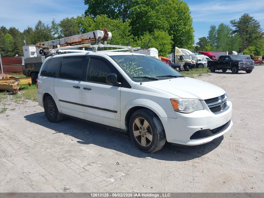 2014 Dodge Caravan 3.6 Grand white Lot 111012613125 Vin 2C4RDGBG3ER261845