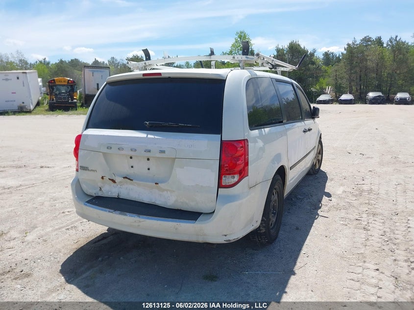 2014 Dodge Caravan 3.6 Grand white Lot 111012613125 Vin 2C4RDGBG3ER261845