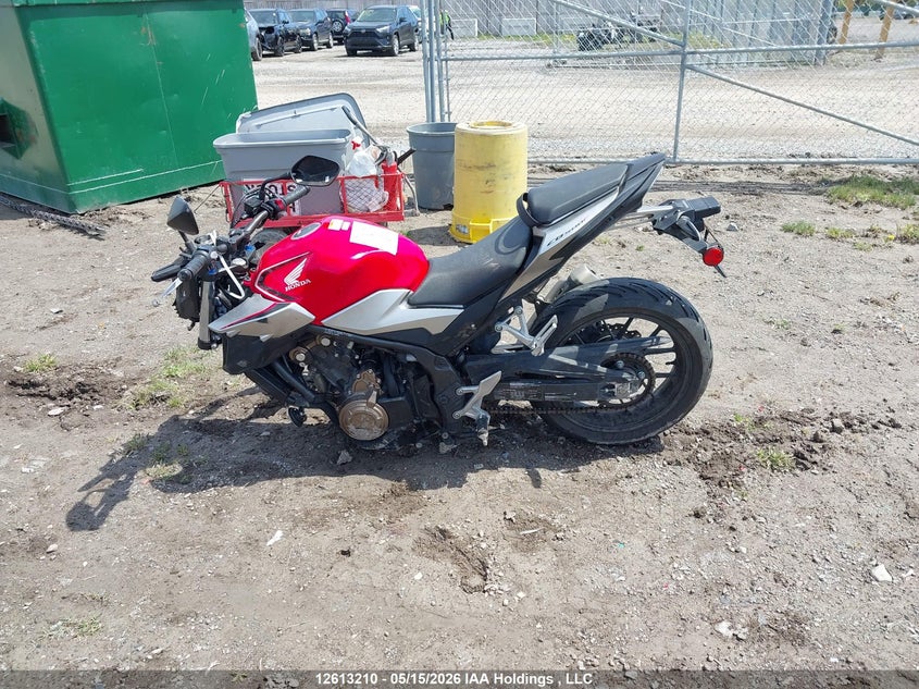 2019 Honda Cb500 Fa VIN: MLHPC6365K5000121 Lot: 12613210