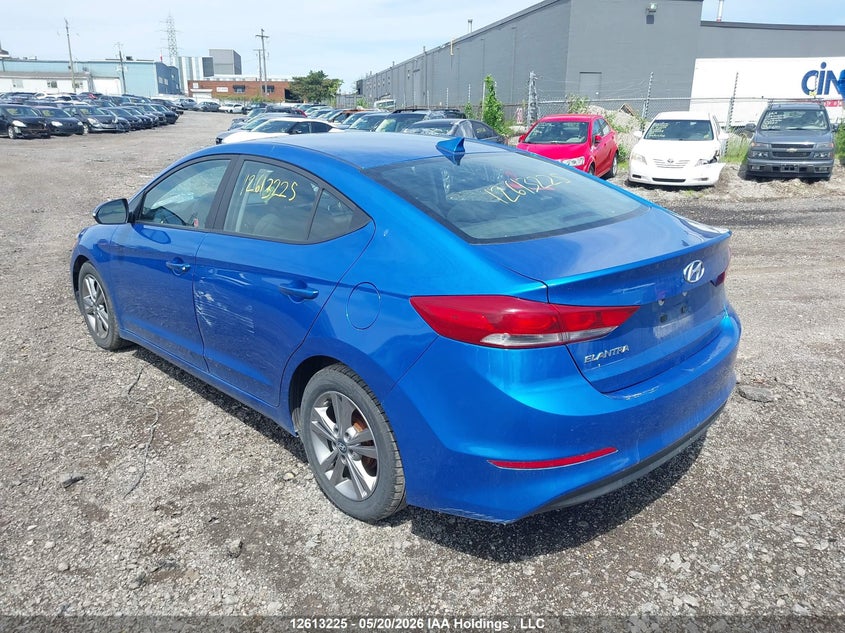 Vin: kmhd84lf8ju498181, lot: 3011924, hyundai elantra sel/value/limited 20183