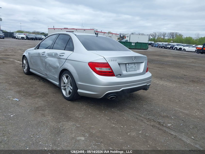 Vin: wddgf8ab1dg106455, lot: 3012200, mercedes-benz c 300 4matic 20133