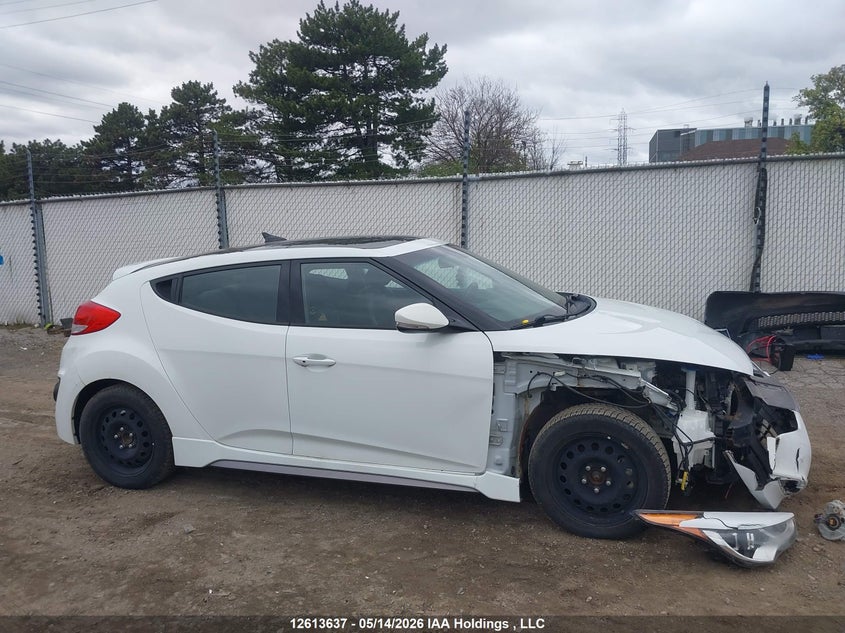 2016 Hyundai Veloster Turbo VIN: KMHTC6AE0GU251942 Lot: 12613637