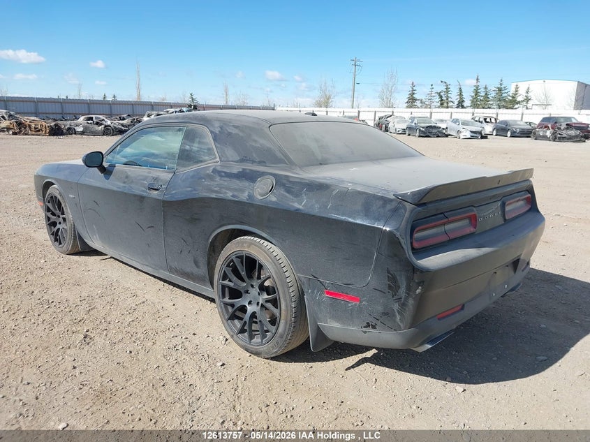 Vin: 2c3cdzbt1gh271527, lot: 3012488, dodge challenger r/t 20163