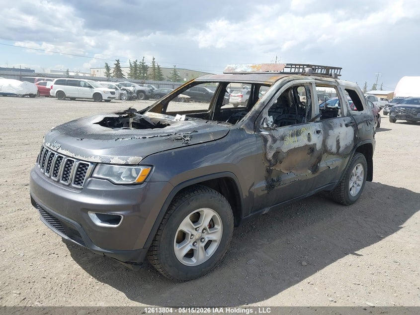 2017 Jeep Grand Cherokee Laredo, Total Burn, IAAI, VIN 1C4RJFAG6HC783547 — photo 2