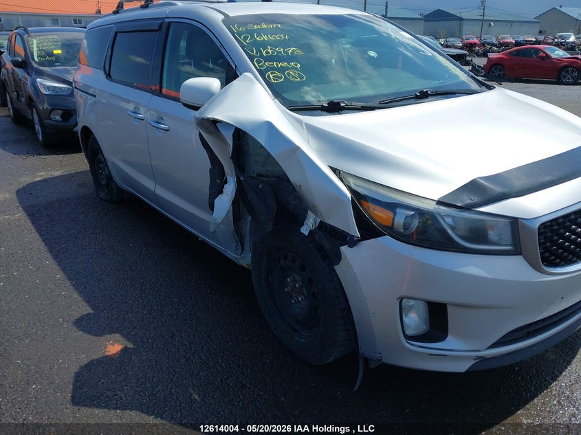 2016 Kia Sedona Sx VIN: KNDMC5C12G6105978 Lot: 12614004
