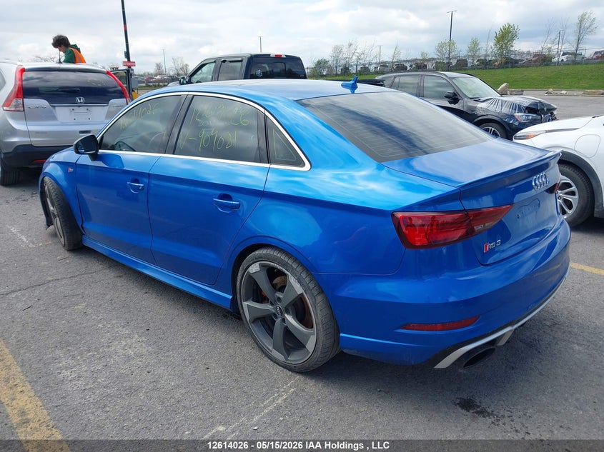 Vin: wuabwgff5j1904081, lot: 3012789, audi rs 3 2.5t 20183