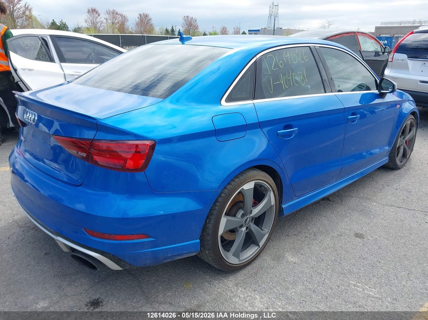 Vin: wuabwgff5j1904081, lot: 3012789, audi rs 3 2.5t 20184