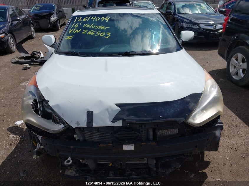 2016 HYUNDAI VELOSTER COUPE 1.6L I4 FI DOHC 16V NF4