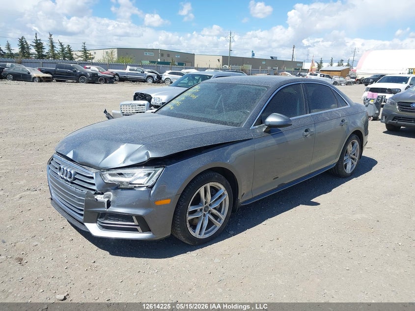 Vin: waucnaf40jn001956, lot: 3012997, audi a4 2.0t technik 20182