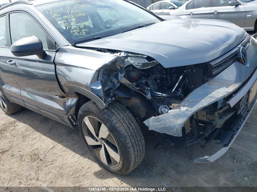 2026 VOLKSWAGEN TAOS SPORT UTILITY VEHICLE 1.5L I-4 DI, DOHC, VVT, TURBO, 174HP