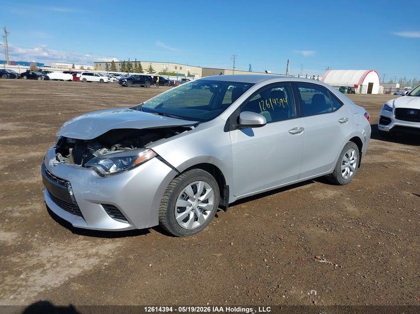 2015 TOYOTA COROLLA SEDAN 1.8L I-4 DOHC, VVT, 132HP
